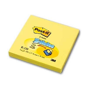 Post-it® Z-Notes 76x127mm 1 bloknotas x100 lapų geltonos spalvos