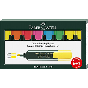 Набор текстовых маркеров Faber-Castell, 8 цветов