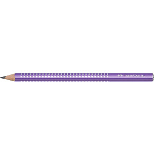 Карандаш графитный Faber-Castell Jumbo Sparkle, фиолетовый цвет