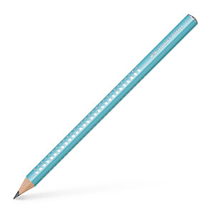 Карандаш графитный Faber-Castell Jumbo Sparkle, бирюзовый