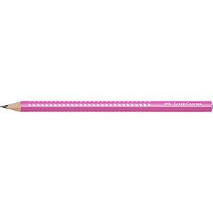 Карандаш графитный Faber-Castell Jumbo Sparkle, розовый