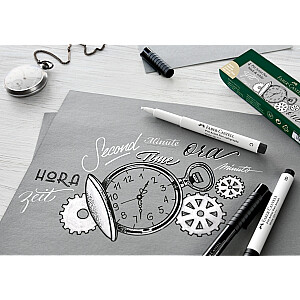 Faber-Castell PITT Artist Pen 1,5 mm, #101 baltas