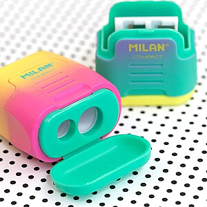 Точилка Milan Sunset Compact, пластик, два отверстия