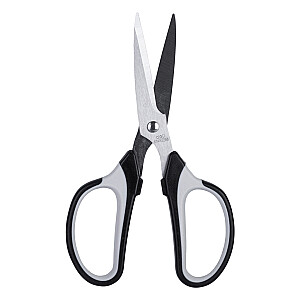 Žirklės DELI 6001 19cm soft touch, juodos