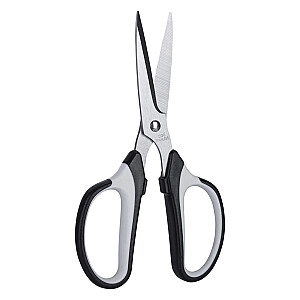 Žirklės DELI 6001 19cm soft touch, juodos