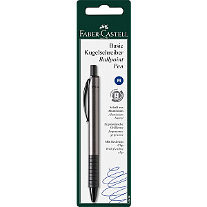 Tušinukas Faber-Castell Basic 0,7 mm, mėlynas, lizdinėje plokštelėje