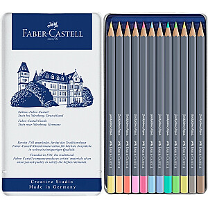 Карандаши акварельные Faber-Castell Goldfaber Aqua Creative Studio, 12 пастельных тонов
