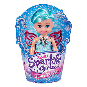 Кукла SPARKLE GIRLZ в форме для кекса Зимняя принцесса, 10 см, ассортимент, 10031TQ3