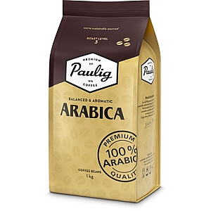 Paulig Arabica kavos pupelės, 1 kg.