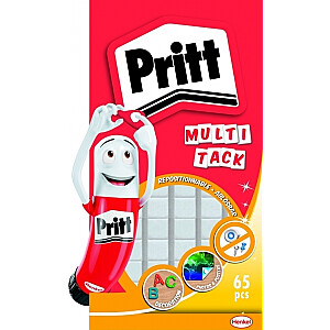 Kvadratiniai dvipusiai klijai Pritt Multitack, 65 vnt.