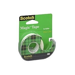 Lipni juosta Scotch Magic 810, 19mmx7,5m, su laikikliu