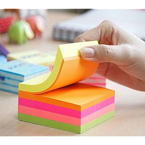 Lipni lakštai Stick'N 21072, 76x76mm, 400 lapų, geltona