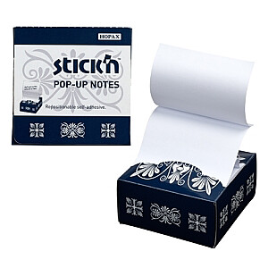 Lipnūs lakštai Z Stick´N, 76x76mm, 200 lapų, balti