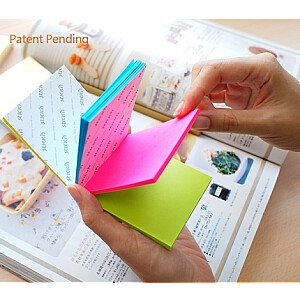 Stick'N Magic Pads 21571, 76x76mm, 4x25 lapai, 4 neoninės spalvos