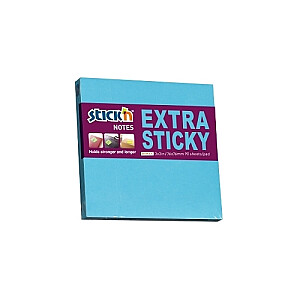 *Stick´N Extra Sticky 21677, 76x127mm, 90 lapų, neoninės mėlynos spalvos.