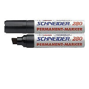Перманентный маркер Schneider 280, скрещенный кончик, 4 - 12 мм, черный