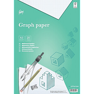 Grafinis popierius College, A3, 20 lapų