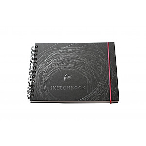 Sketchbook College, 210x160mm, 200g, 50 lapų, su šonine spirale