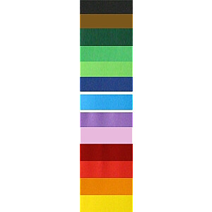 Цветная бумага Креска, В2, 270г, желтая, 1 лист