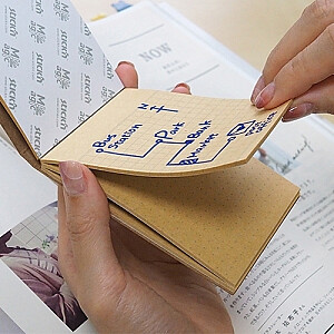 *Клейкие листы StickN Kraft Magic Pads, 102х76мм, 80 листов х 4 цвета