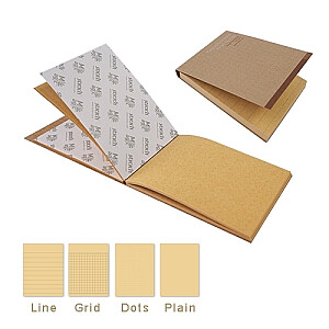 *Клейкие листы StickN Kraft Magic Pads, 102х76мм, 80 листов х 4 цвета