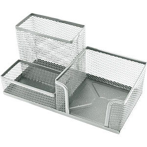 deVENTE pieštukas, 3 dalių, perforuotas metalas, sidabro spalvos.