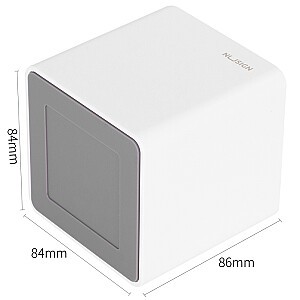 Карандаш DELI Nusign, 84x84x86мм, белый