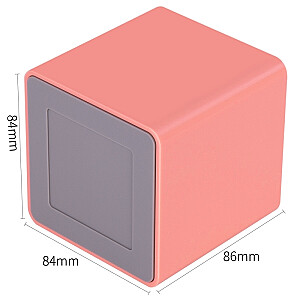 Карандаш DELI Nusign, 84x84x86мм, из двух частей, цвет розовый