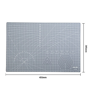 Pjovimo pagrindas DELI 78401, A3, 3mm, PVC, žalias