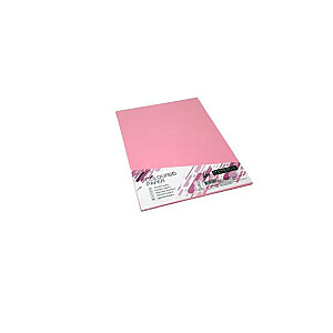 Kartono spalva College A4 20 lapų, 160g/m2, rožinė PI25