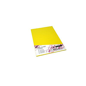 Kartono spalva College A4 20 lapų, 160g/m2, salės spalva geltona SY40