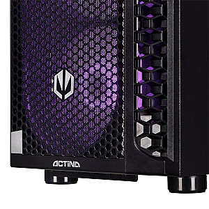 Stacionarūs kompiuteris Actina 5901443329046 PC i5-13400F Midi Tower Intel® Core™ i5 16GB DDR4-SDRAM 1TB SSD juodas