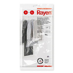 Rūbų maišai nuo kandžių Rayen 6gab./65x150cm