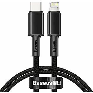 „Baseus“ USB-C – „Lightning“ USB laidas, 1 m juodas (CATLGD-01)