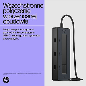 HP 4K USB-C kelių prievadų šakotuvas