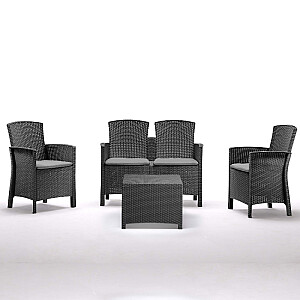 Комплект садовой мебели Set Lido 2 Storage серый