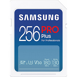 Samsung PRO Plus SDXC kortelė 256 GB U3 V30 (MB-SD256S / EU)