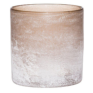 Žvakidė Fanni K stiklas Frost 12cm ruda 629658