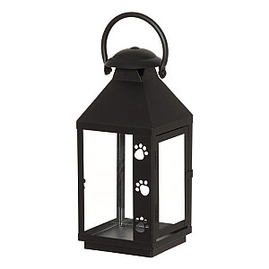 Žvakidė-žibintas 4Gyvasis Kepas juodas 30cm 631234
