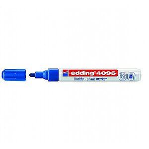 Меловой маркер Edding 4095, круглый наконечник, 2-3 мм, синий
