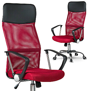Sidney raudona mikrotinklo biuro kėdė