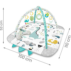 Интерактивный обучающий коврик 110 х 100 см Nessi Ricokids