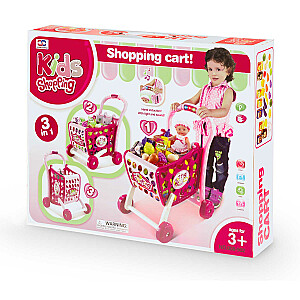 Ricokids 773401 rožinis pirkinių krepšelis