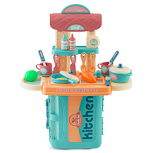 Ricokids 772901 vaikiška virtuvėlė su lagaminu