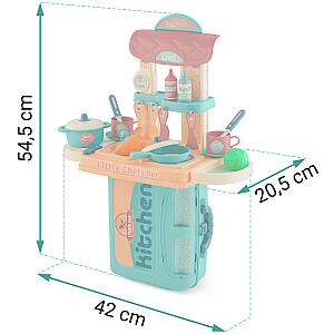 Ricokids 772901 vaikiška virtuvėlė su lagaminu