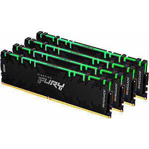 Atmintis Kingston Fury Renegade RGB, DDR4, 32 GB, 3600 MHz, CL16 (KF436C16RBAK4/32)