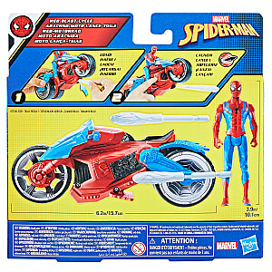 SPIDER-MAN Transporto priemonė su figūrėle, 10 cm