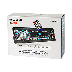Радио BLOW X-PRO MP3/USB/micro USB/BLUETOOTH Автомобильный черный