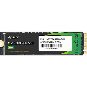 APACER SSD AS2280P4U 256GB M.2 PCIe Gen3