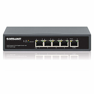 Intellinet 561808 Gigabit Ethernet tinklo jungiklis (10/100/1000) Maitinimas per Ethernet (PoE)